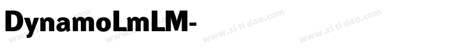 DynamoLmLM字体转换