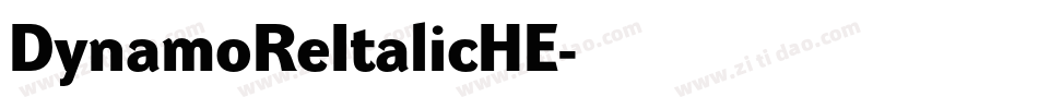 DynamoReItalicHE字体转换