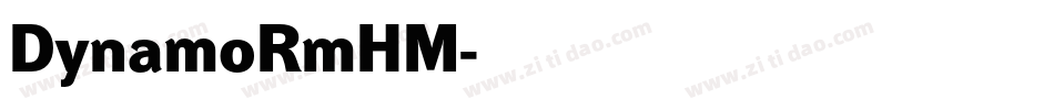 DynamoRmHM字体转换