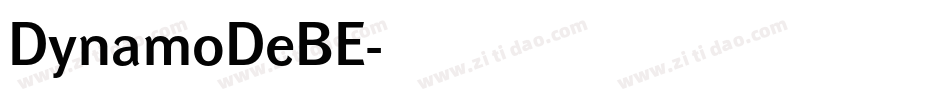 DynamoDeBE字体转换