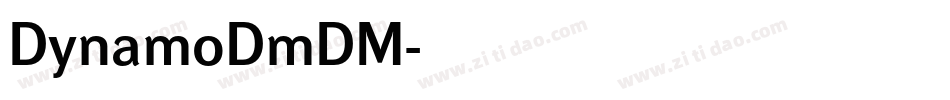 DynamoDmDM字体转换