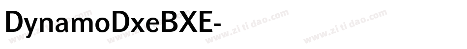 DynamoDxeBXE字体转换