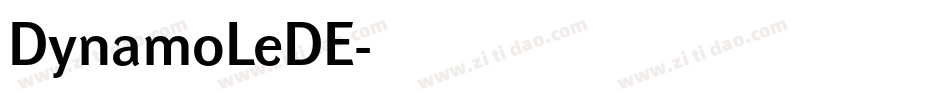 DynamoLeDE字体转换