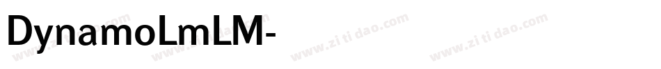 DynamoLmLM字体转换