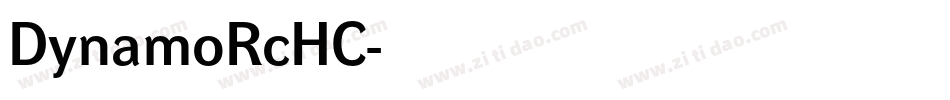 DynamoRcHC字体转换