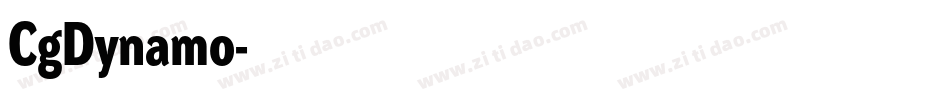 CgDynamo字体转换