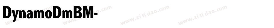DynamoDmBM字体转换
