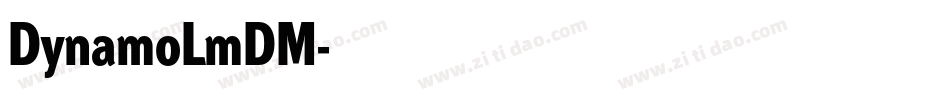 DynamoLmDM字体转换