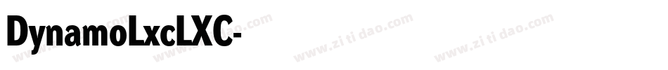 DynamoLxcLXC字体转换