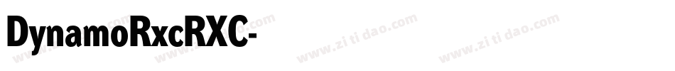 DynamoRxcRXC字体转换