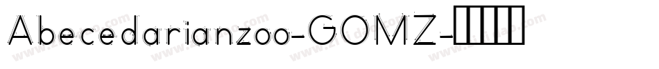 Abecedarianzoo-GOMZ字体转换