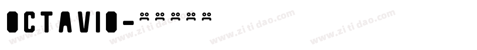 Octavio字体转换