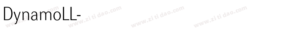 DynamoLL字体转换