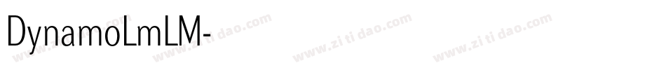DynamoLmLM字体转换