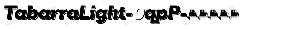 TabarraLight-0qpP字体转换