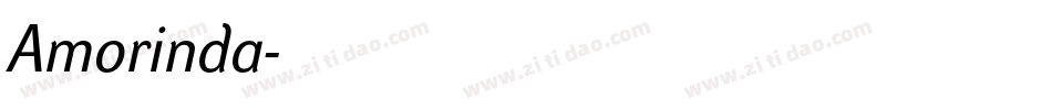 Amorinda字体转换