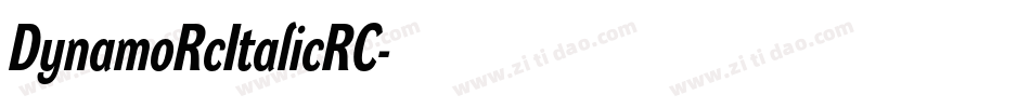 DynamoRcItalicRC字体转换