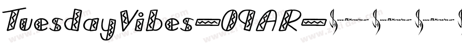 TuesdayVibes-09AR字体转换