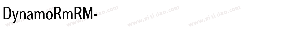 DynamoRmRM字体转换