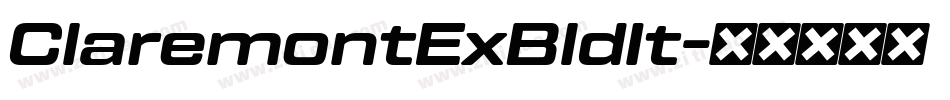 ClaremontExBldIt字体转换