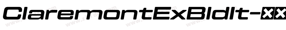 ClaremontExBldIt字体转换