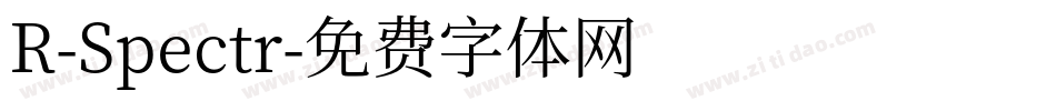 R-Spectr字体转换