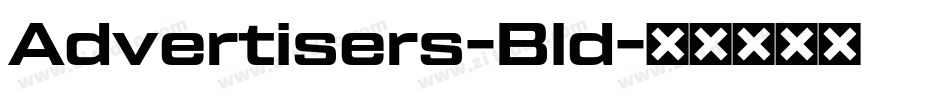 Advertisers-Bld字体转换