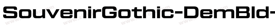 SouvenirGothic-DemBld字体转换