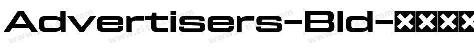 Advertisers-Bld字体转换