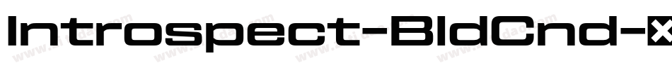Introspect-BldCnd字体转换