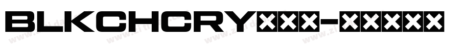 BLKCHCRY生成器字体转换