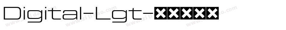 Digital-Lgt字体转换