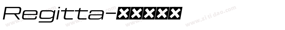 Regitta字体转换