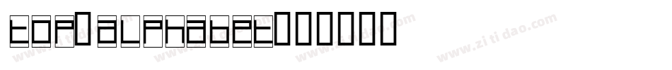 top-alphabet字体转换