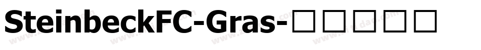 SteinbeckFC-Gras字体转换