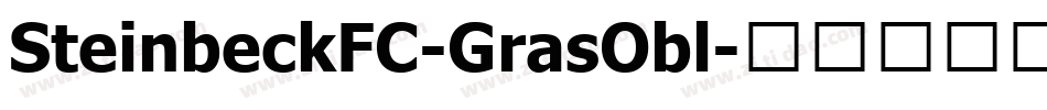 SteinbeckFC-GrasObl字体转换