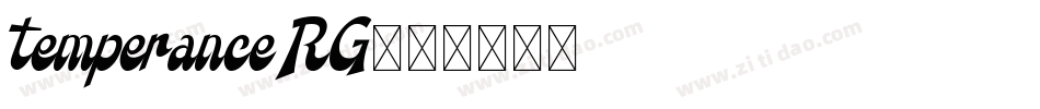 TemperanceRG字体转换