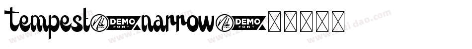 Tempest-narrow字体转换