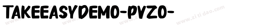 Takeeasydemo-pvzO字体转换