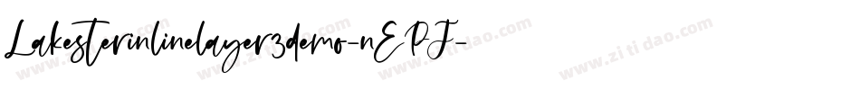 Lakesterinlinelayer3demo-nEPJ字体转换
