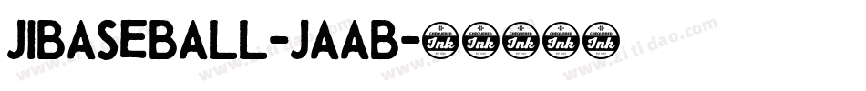 JiBaseball-JaaB字体转换
