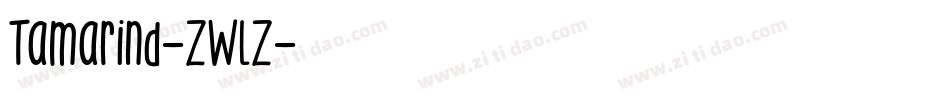 Tamarind-ZwlZ字体转换