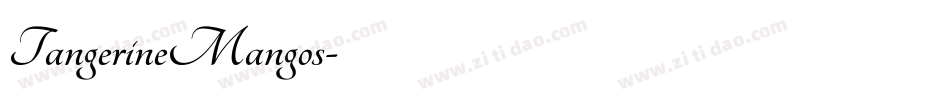 TangerineMangos字体转换