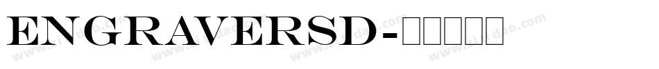 EngraversD字体转换