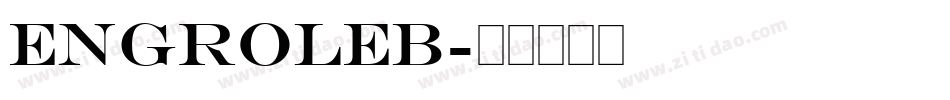 Engroleb字体转换