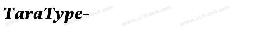 TaraType字体转换