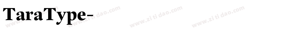 TaraType字体转换