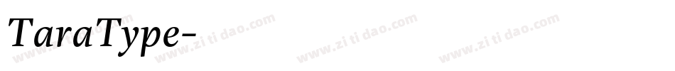 TaraType字体转换