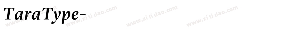 TaraType字体转换