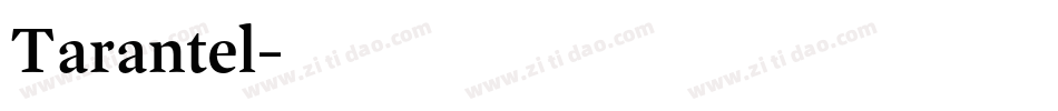 Tarantel字体转换